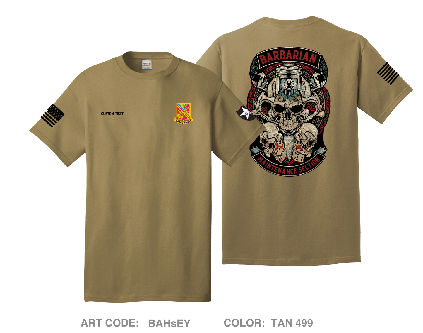 CUSTOM Bravo MST, 579th FSC Comfort Unisex Cotton SS Tee - BAHsEY