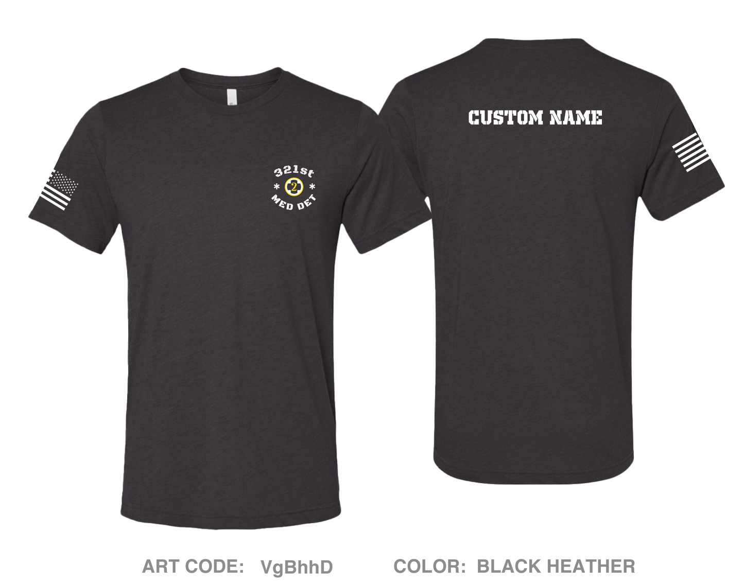 CUSTOM 321st Medical Detachment Comfort Unisex Triblend SS Tee - VgBhhD