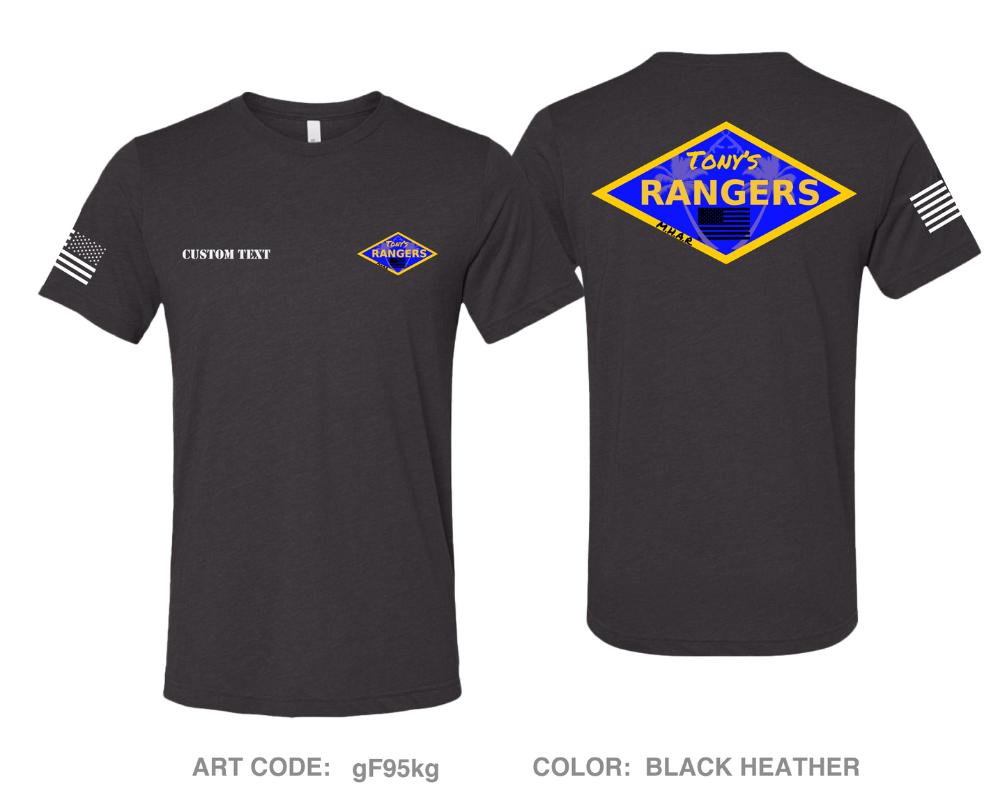 CUSTOM Tony’s Rangers Comfort Unisex Triblend SS Tee - gF95kg