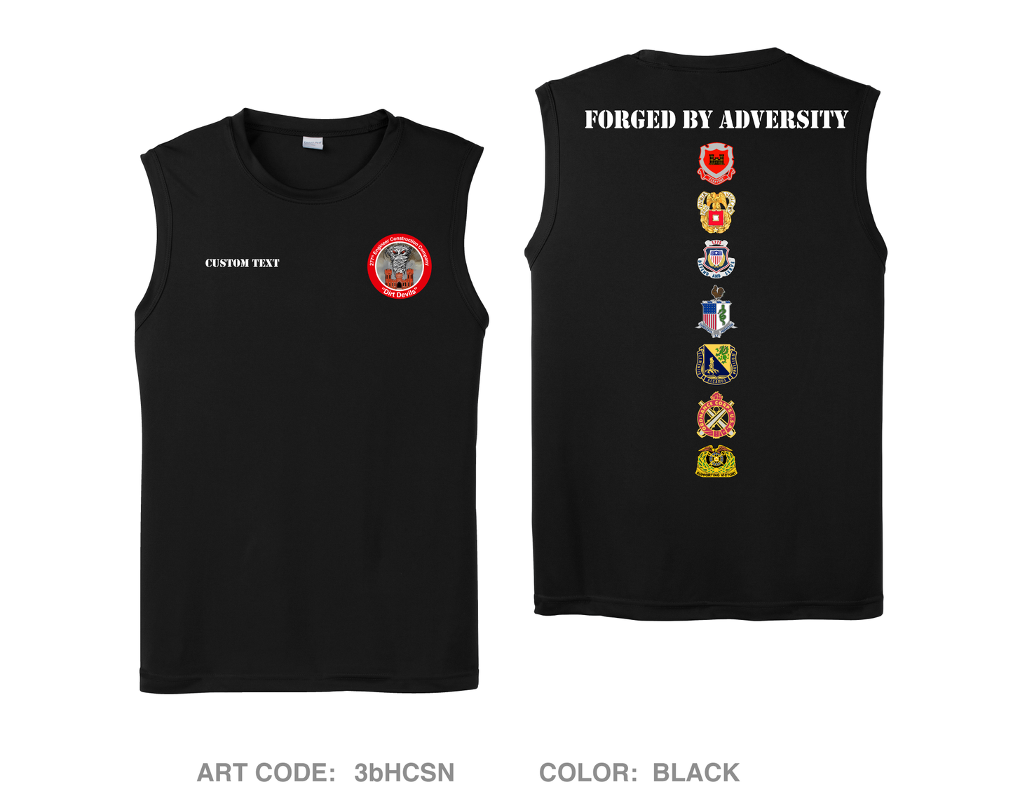 CUSTOM 277th ECC Main Fundraising Collection Hi-Tech Performance Tank Top - 3bHCSN