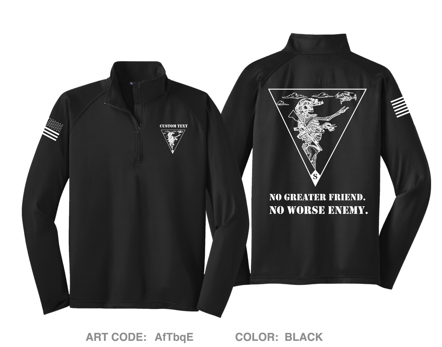 CUSTOM 2-30IN BN Hi-Tech Performance Quarter-Zip Fleece Jacket - AfTbqE