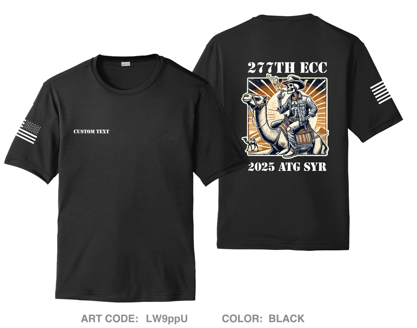 CUSTOM 2nd Platoon 277th ECC Hi-Tech Performance Unisex SS Tee - LW9ppU