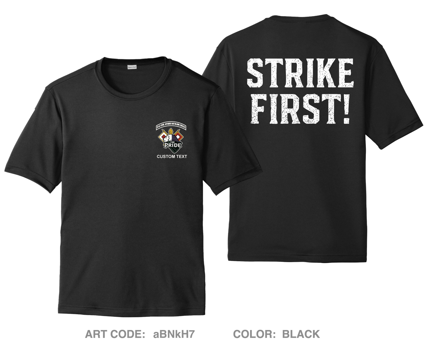 CUSTOM 91st Civil Affairs Battalion Hi-Tech Performance Unisex SS Tee - aBNkH7