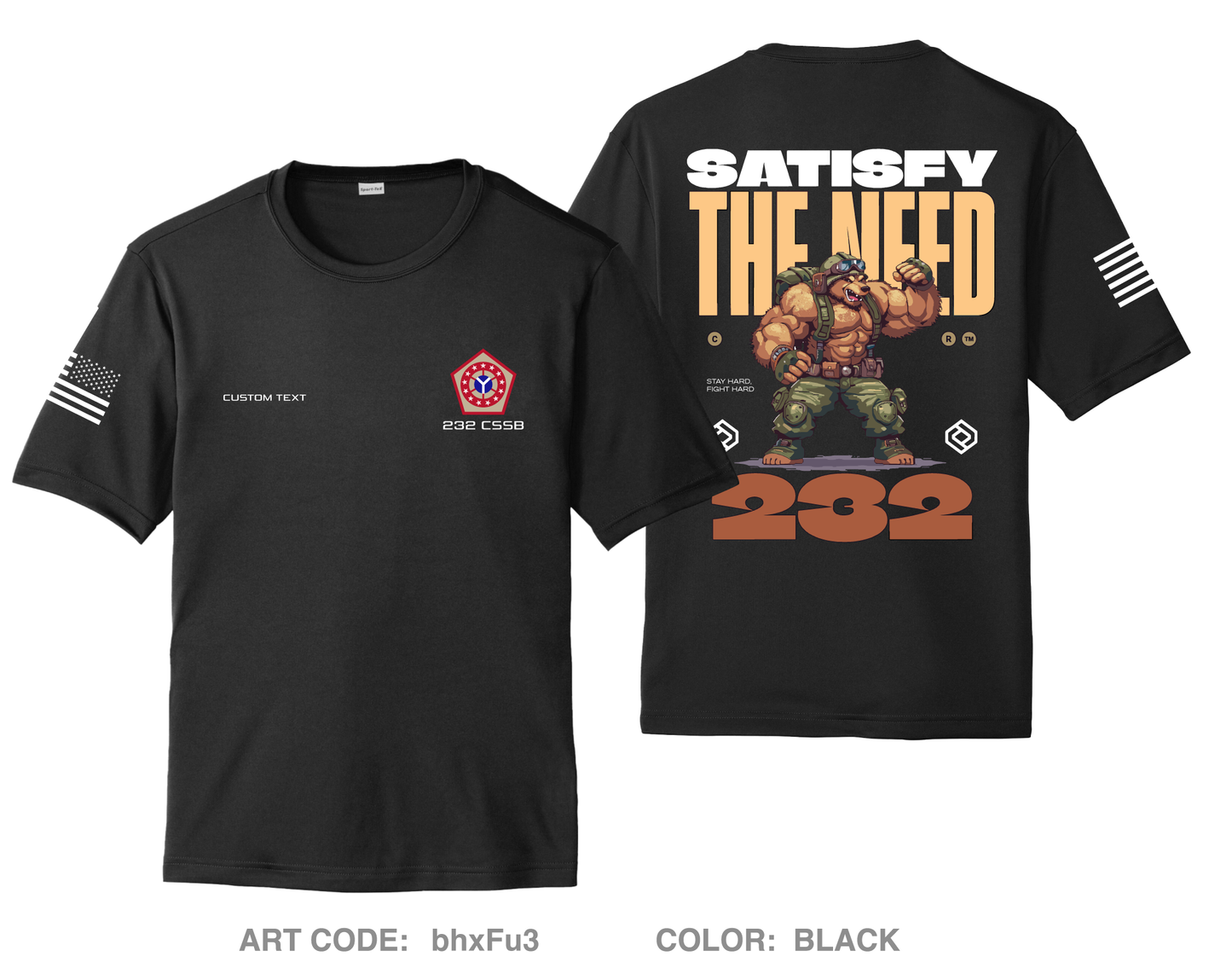 CUSTOM 232 CSSB Comfort Unisex Cotton SS Tee - bhxFu3