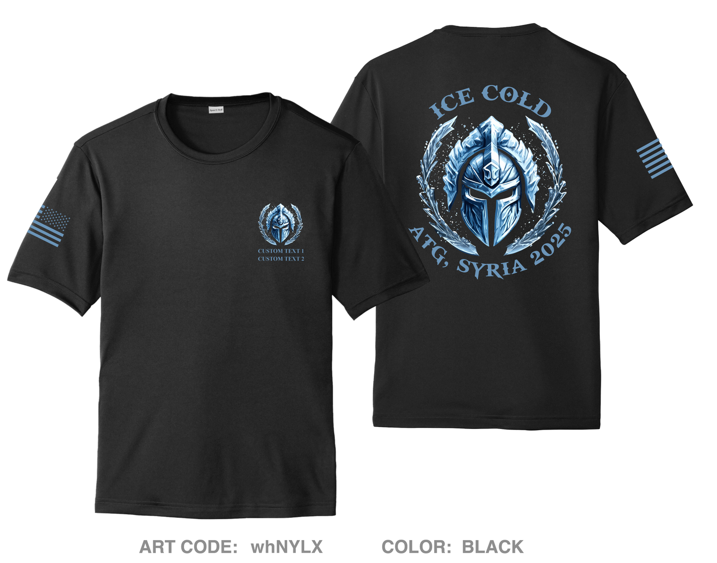 CUSTOM ICE COLD Hi-Tech Performance Unisex SS Tee - whNYLX