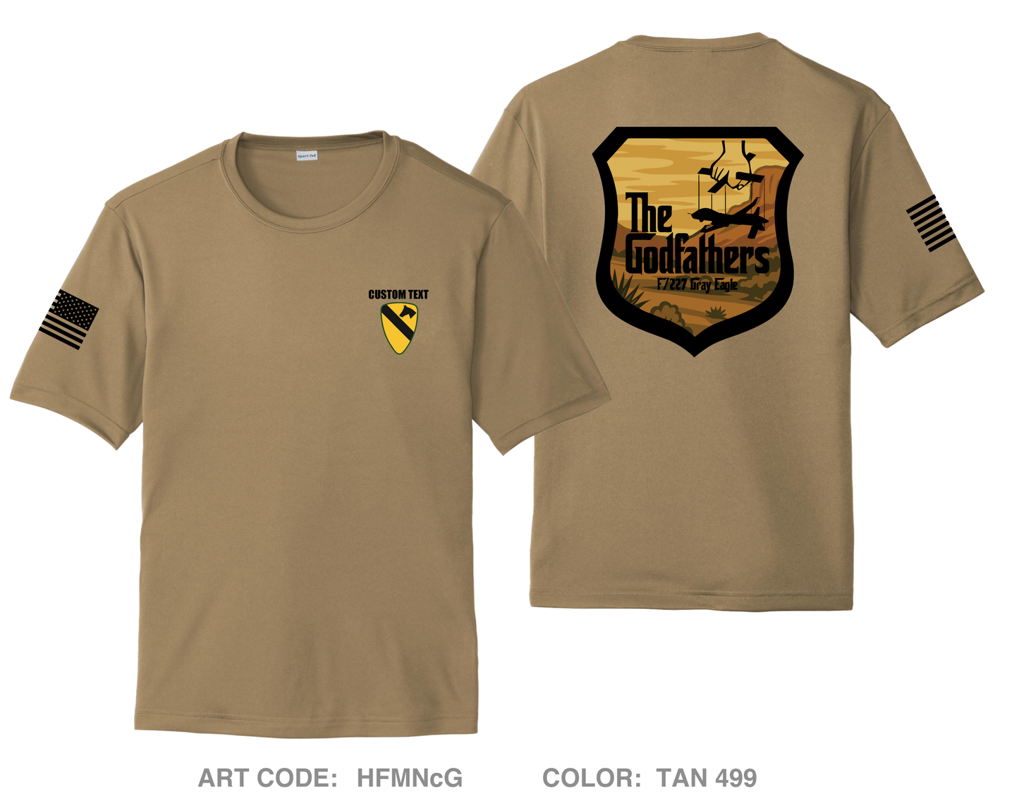 CUSTOM F/227 GODFATHERS Hi-Tech Performance Unisex SS Tee - HFMNcG
