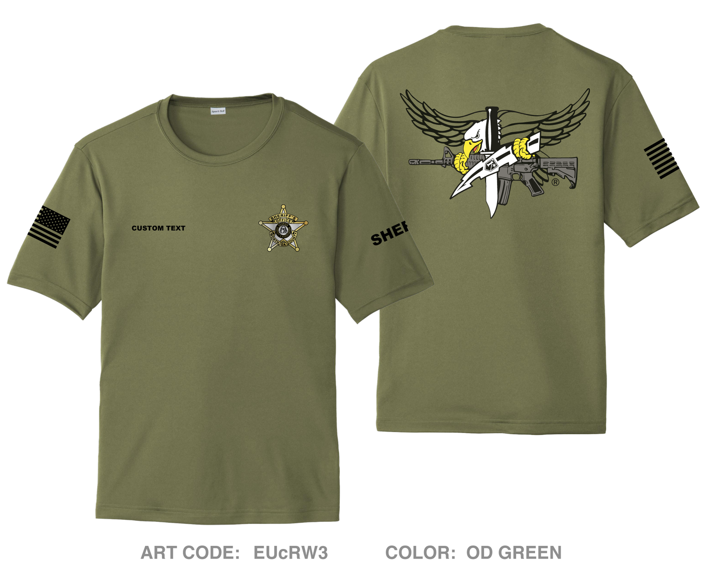 CUSTOM WCSO Hi-Tech Performance Unisex SS Tee - EUcRW3