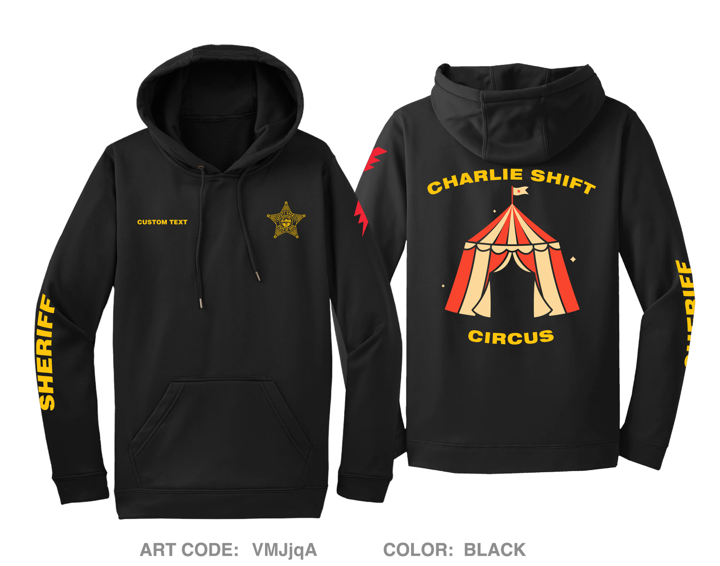 CUSTOM Charlie Shift Hi-Tech Performance Hoodie - VMJjqA