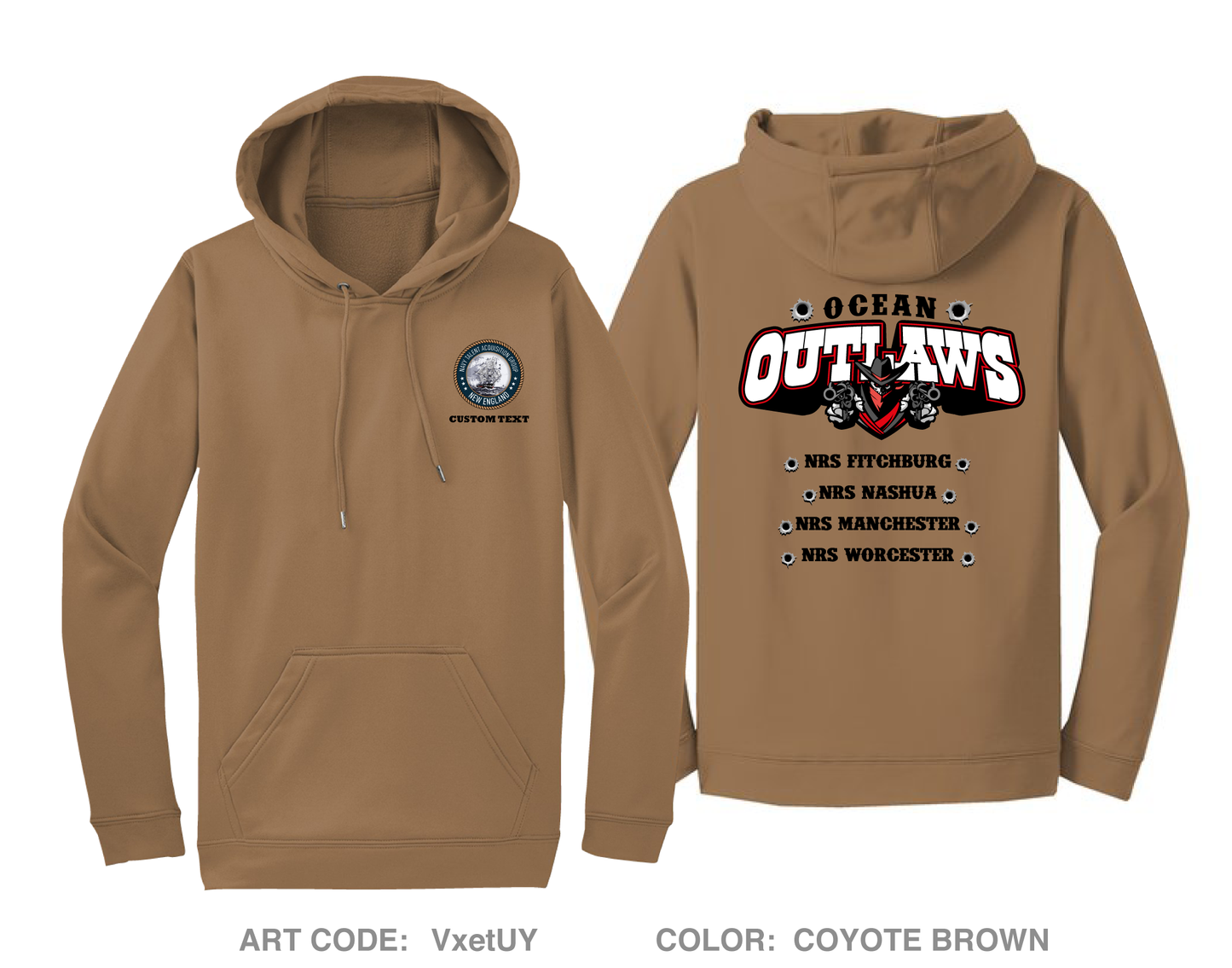 NTAG NEW ENGLAND DIV 3 Hi-Tech Performance Hoodie - VxetUY