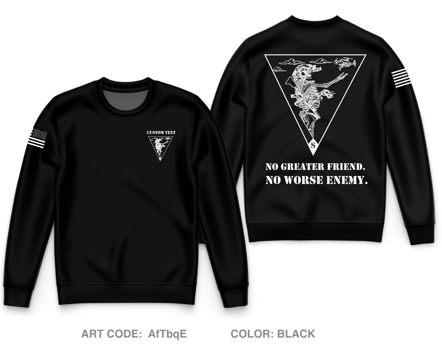 CUSTOM 2-30IN BN Core Men's Crewneck Performance Sweatshirt - AfTbqE