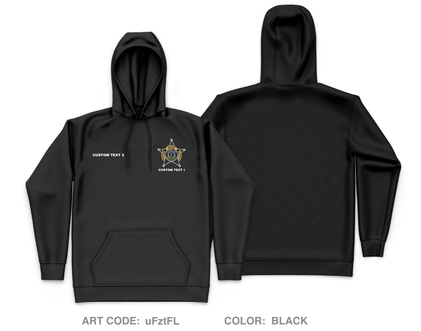 CUSTOM Charger Company 1-5 IN Fundraising Collection Core Men's Hooded Performance Sweatshirt - uFztFL