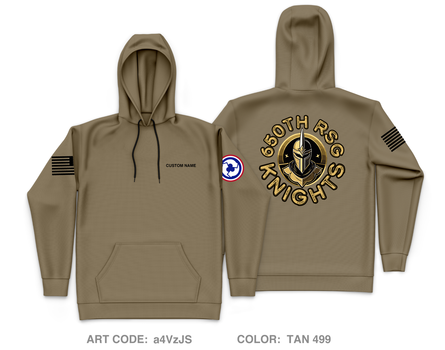 CUSTOM 650 RSG Core Men's Hooded Performance Sweatshirt - a4VzJS