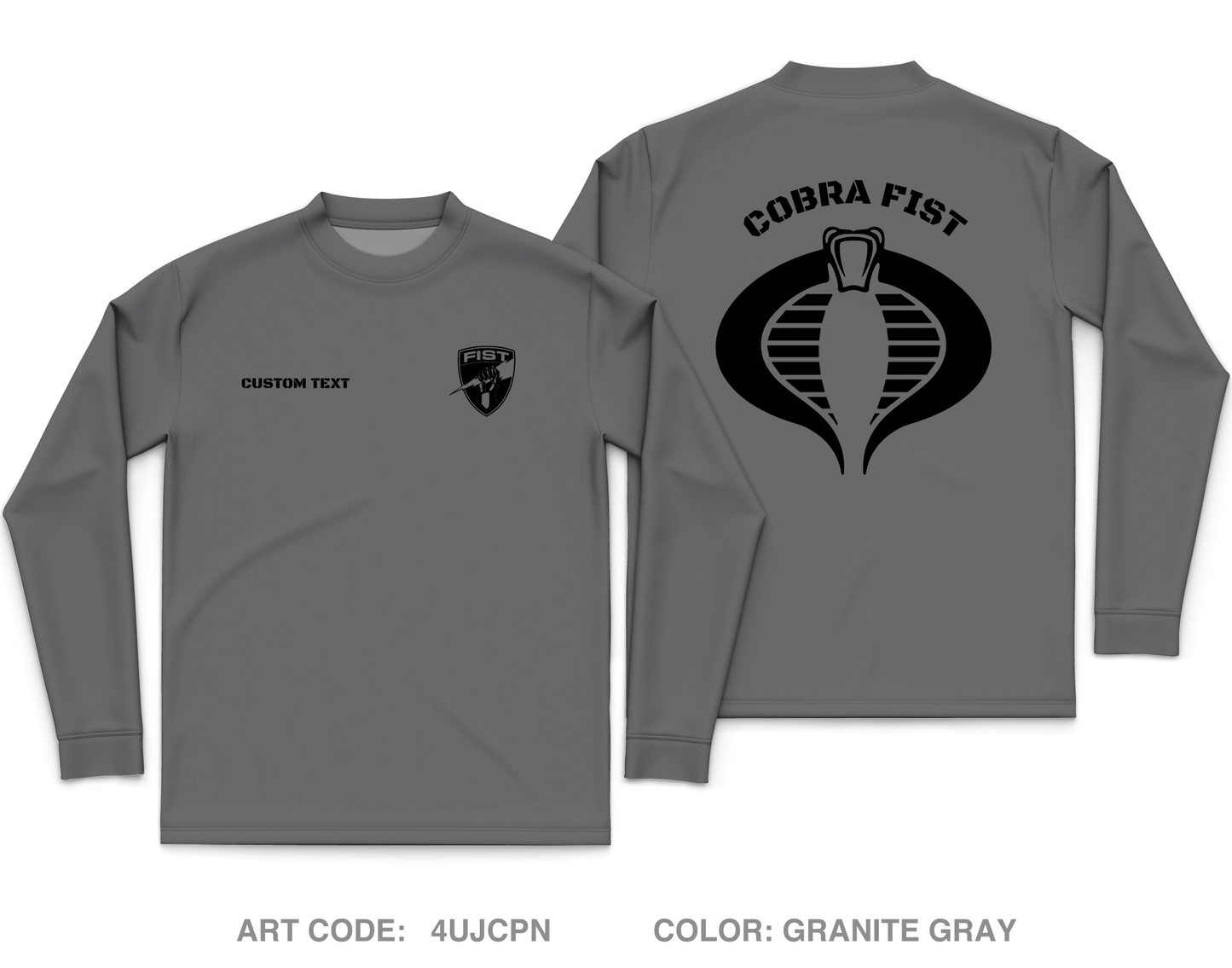 CUSTOM 1-502 FIST Core Men's LS Performance Tee - 4UJCPN