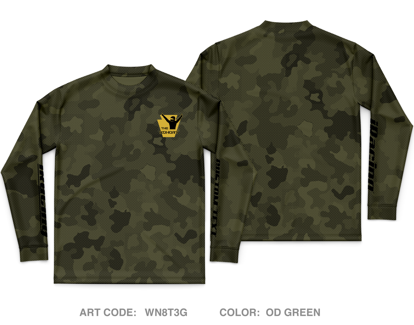 CUSTOM The Kohort Core Men's LS Performance Tee - WN8T3G