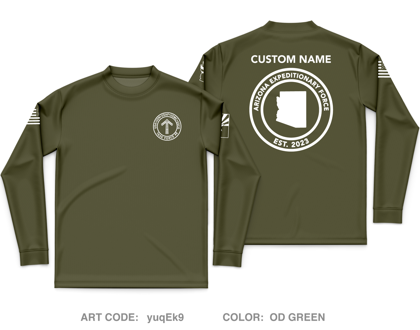 CUSTOM TF-48 Core Men's LS Performance Tee - yuqEk9