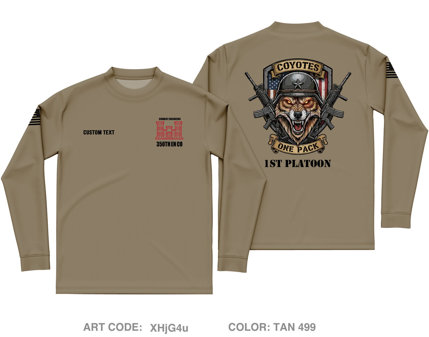 CUSTOM 1st PLT Fundraising Collection Core Men's LS Performance Tee - XHjG4u