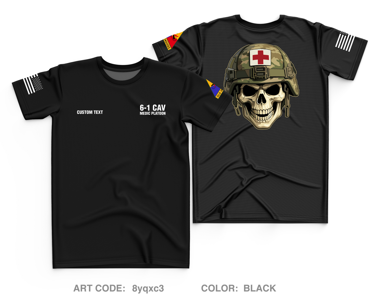 CUSTOM 6-1 CAV Core Men's SS Performance Tee - 8yqxc3