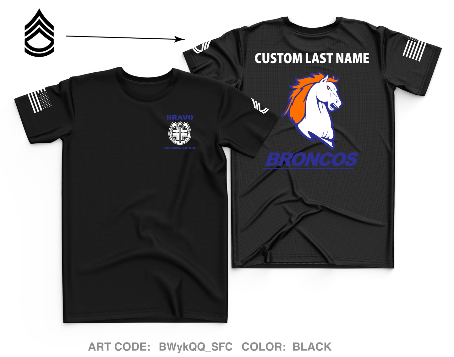 CUSTOM B Co 264th MED BN Core Men's SS Performance Tee - BWykQQ_SFC