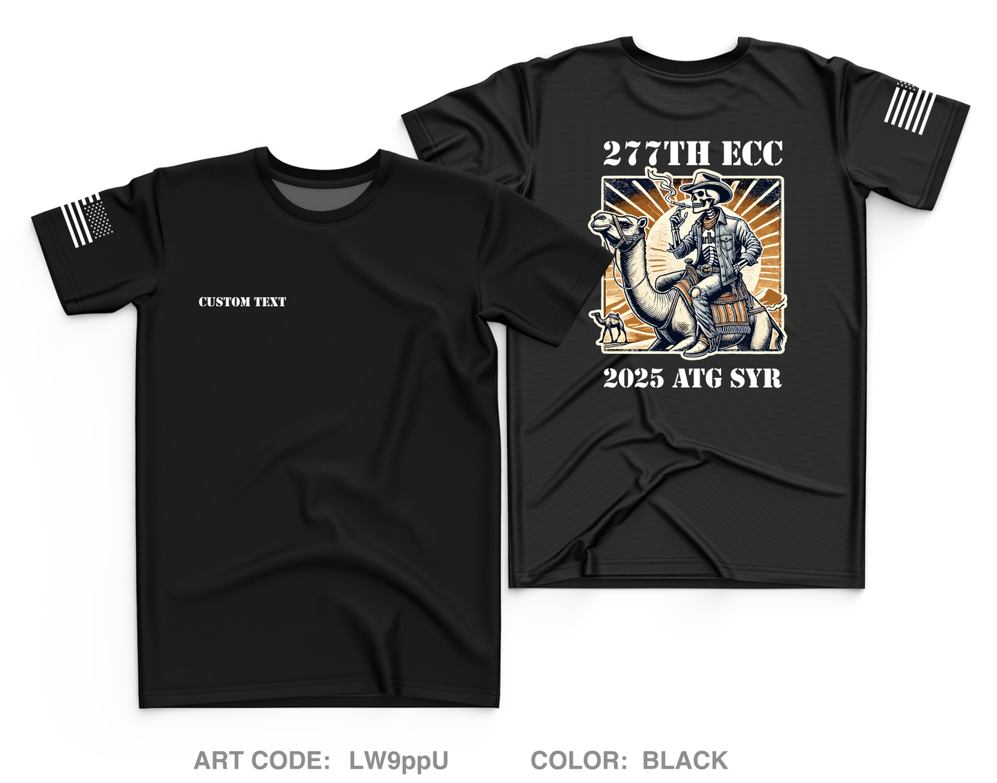 CUSTOM 2nd Platoon 277th ECC Core Men's SS Performance Tee - LW9ppU