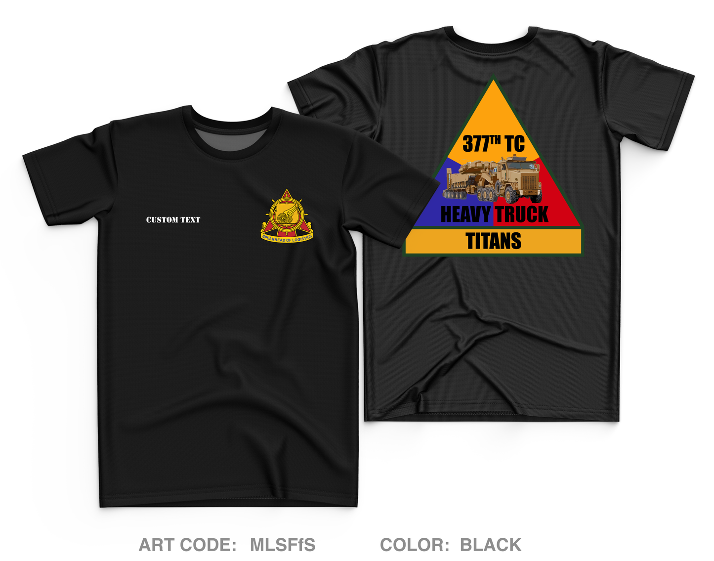 CUSTOM 377 titans Core Men's SS Performance Tee - MLSFfS