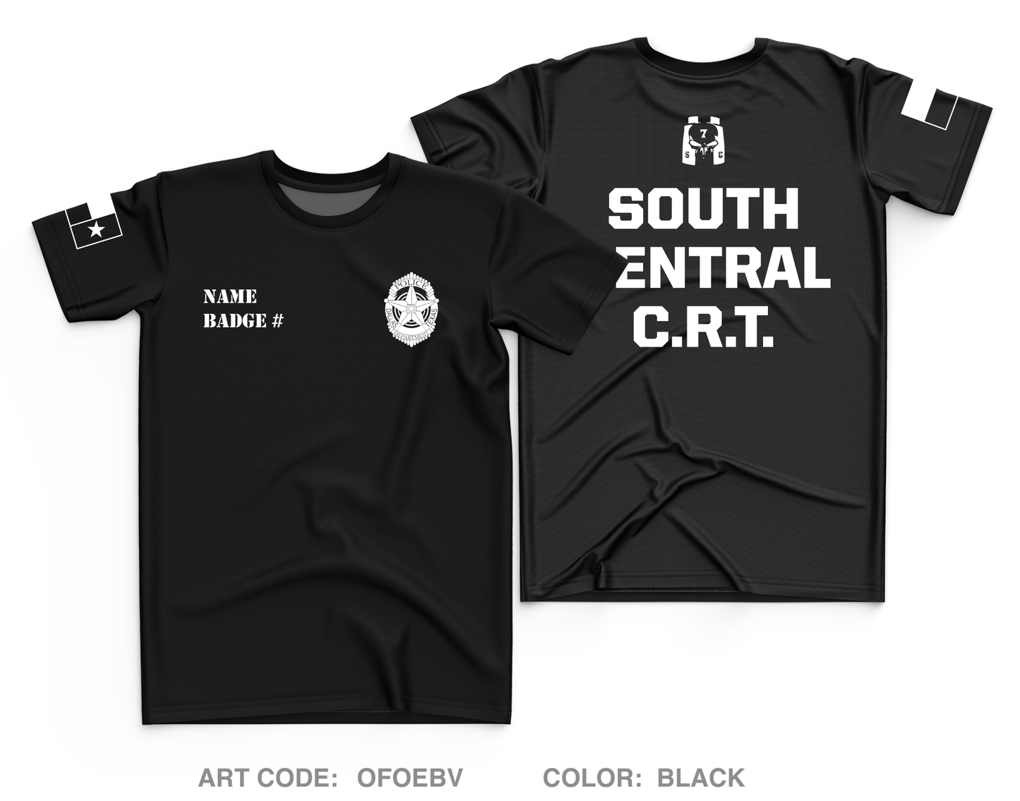 CUSTOM Dallas PD Store 1 Core Men's SS Performance Tee - OFOEBV