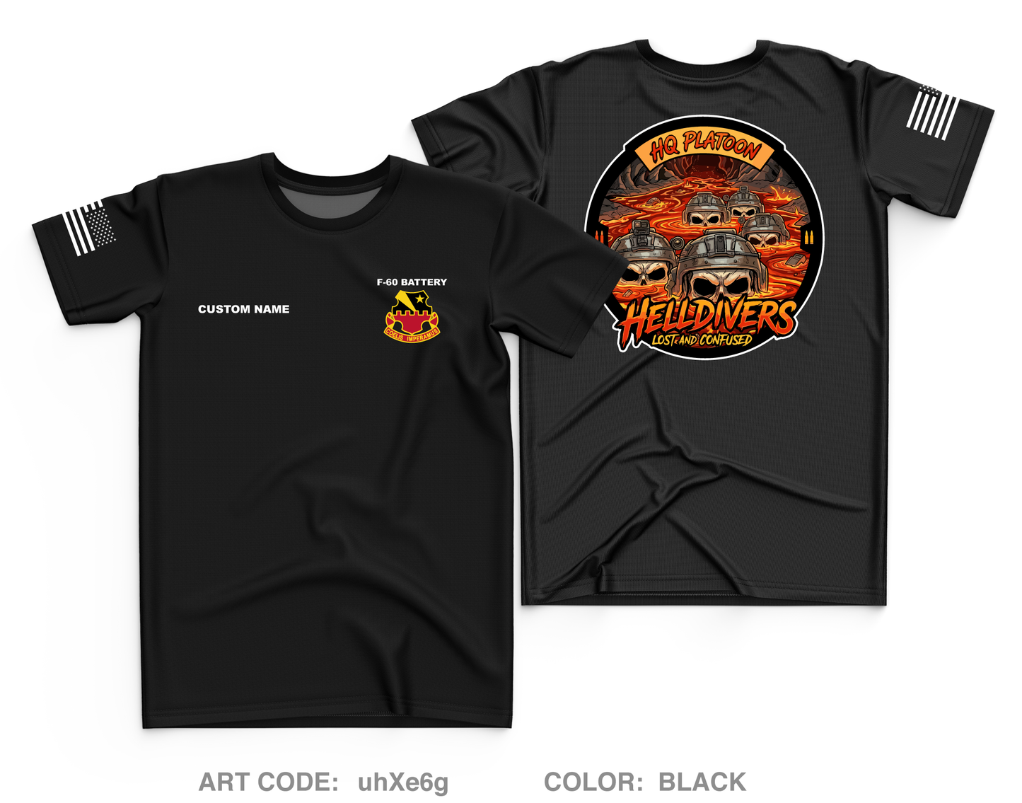 CUSTOM HQ Platoon Core Men's SS Performance Tee - uhXe6g