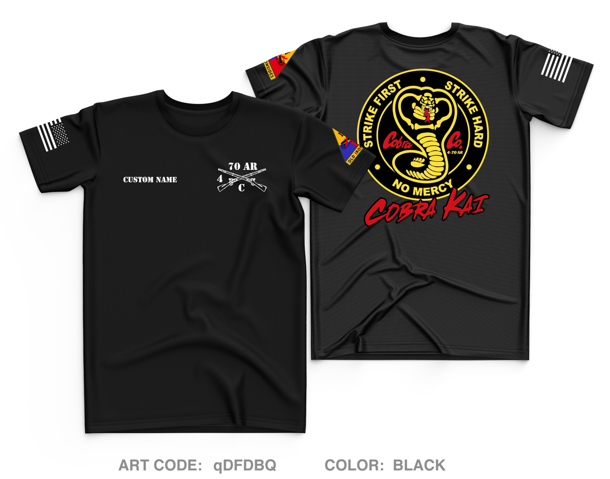 CUSTOM C Co, 4-70 AR, 1/1 AD Core Men's SS Performance Tee - qDFDBQ