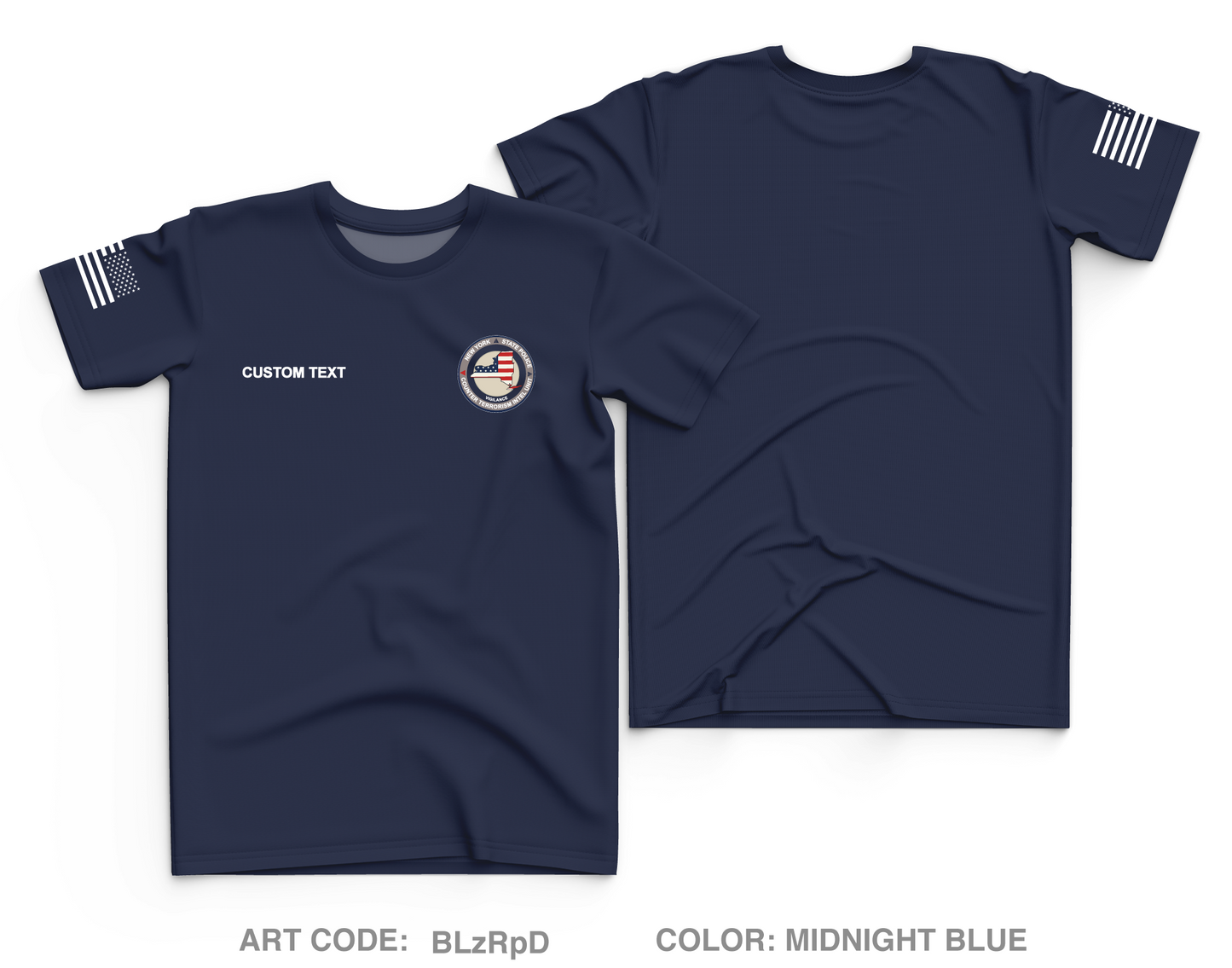 CUSTOM CTIU Core Men's SS Performance Tee - BLzRpD