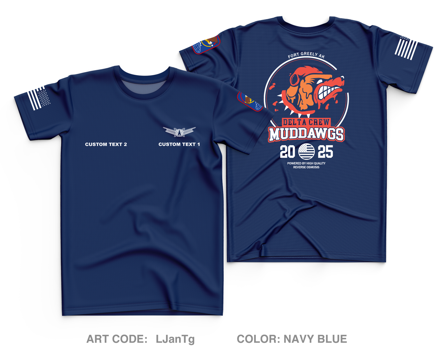 CUSTOM Delta Crew Core Men's SS Performance Tee - LJanTg