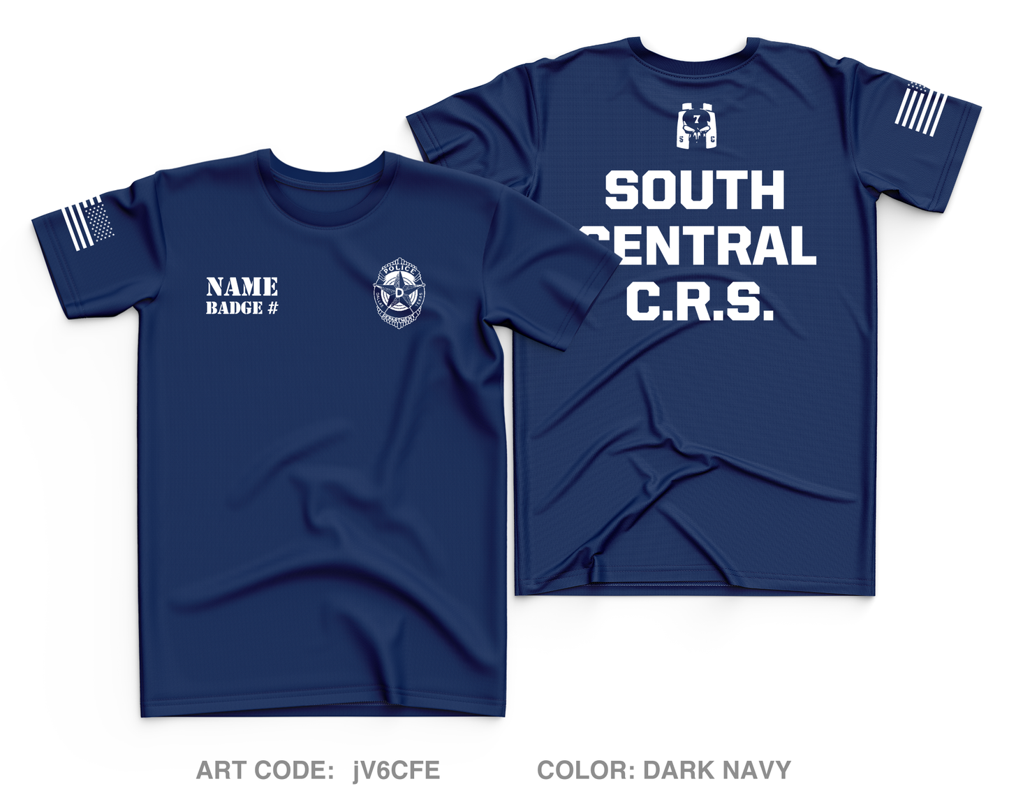 CUSTOM Dallas PD Store 1 Core Men's SS Performance Tee - JV6CFE