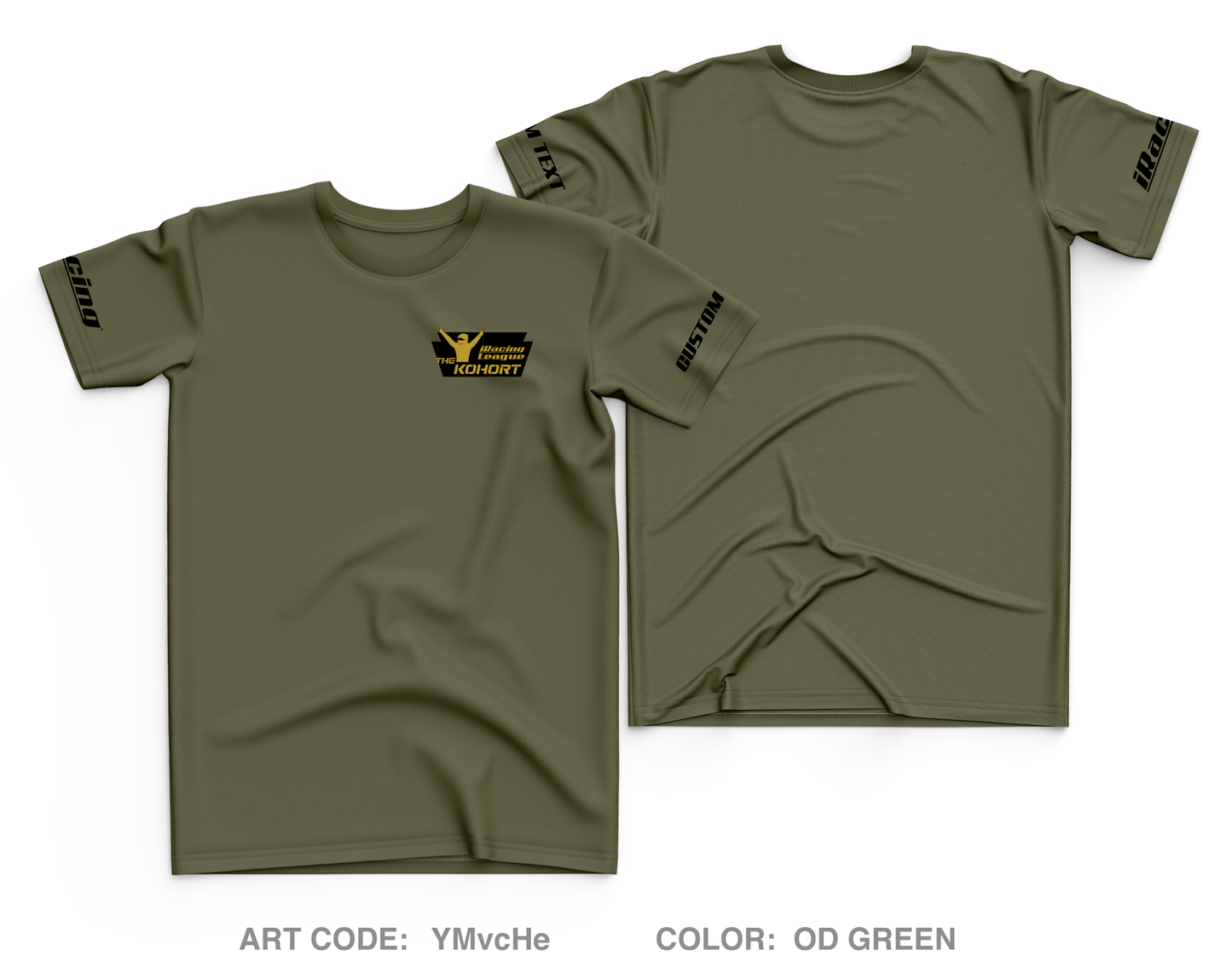 CUSTOM The Kohort Core Men's SS Performance Tee - YMvcHe