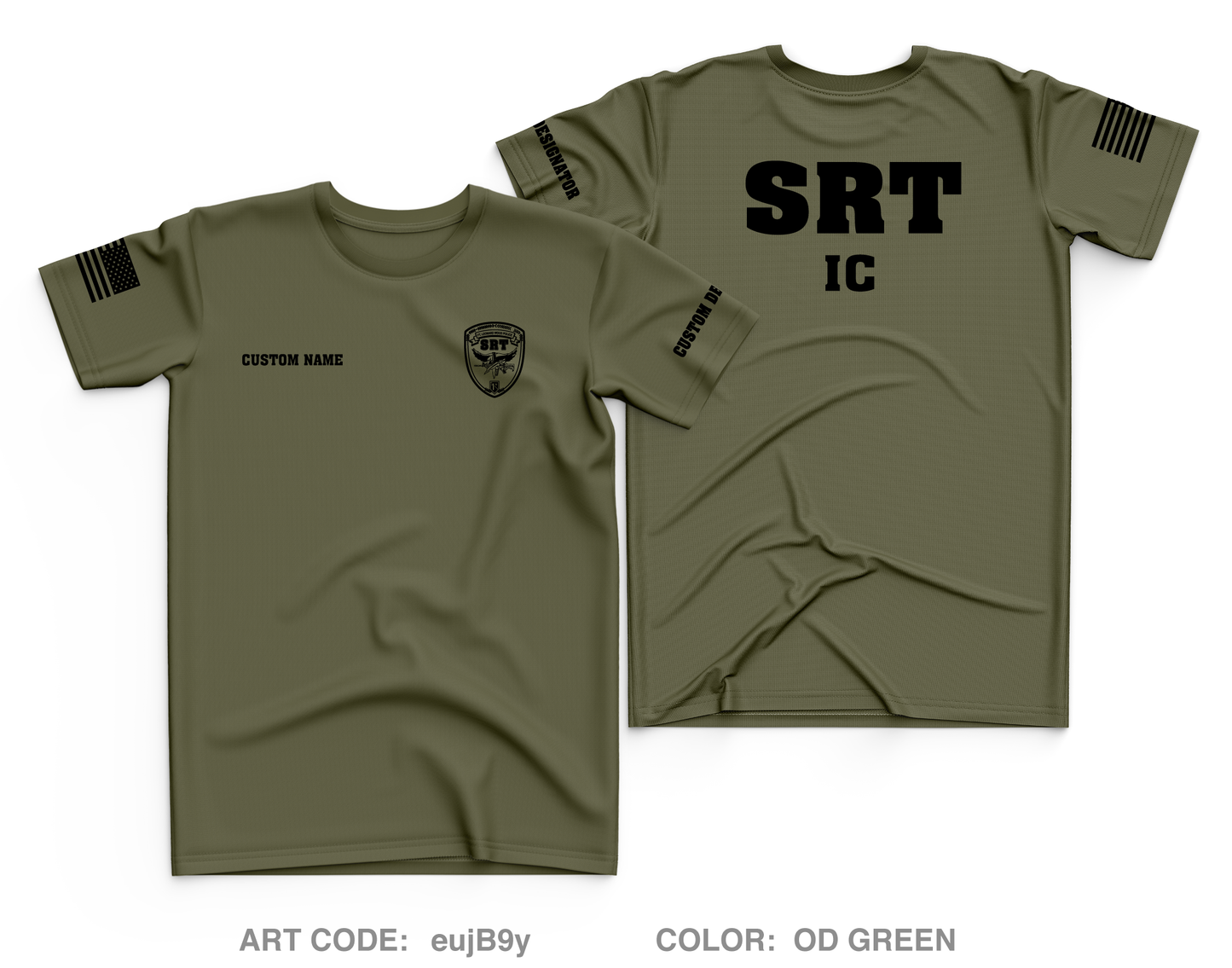 CUSTOM Department Of the army civilian police Core Men's SS Performance Tee - eujB9y