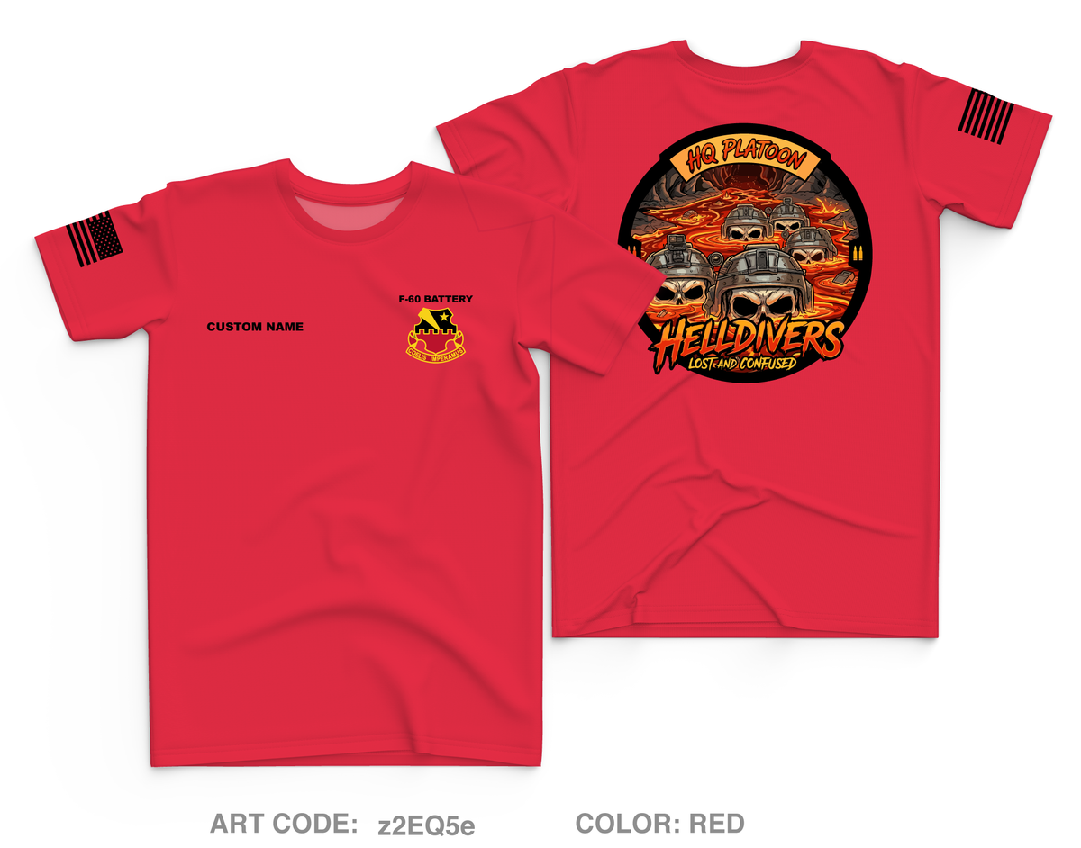 HQ Platoon Core Men's SS Performance Tee - z2EQ5e
