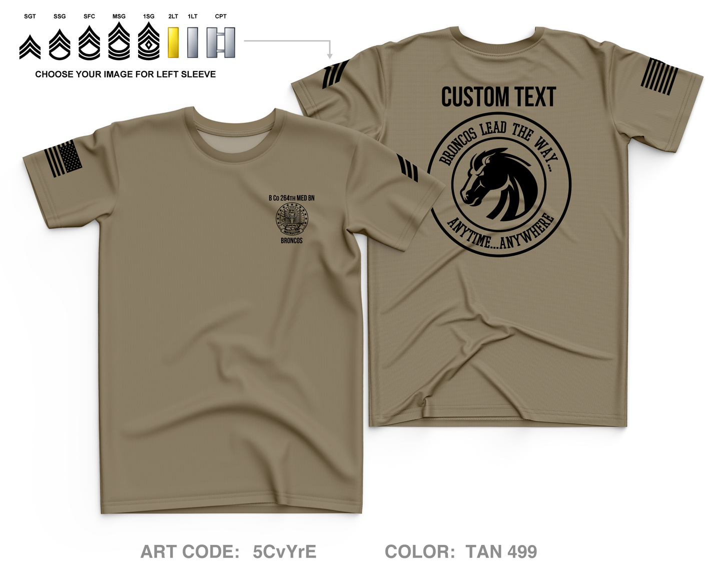CUSTOM B Co 264th MED BN Store 1 Core Men's SS Performance Tee - 5CvYrE