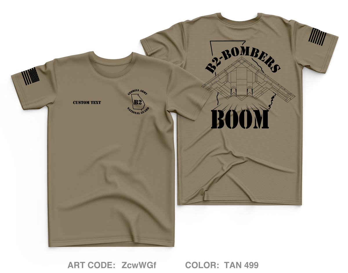 CUSTOM GAARNG B2_Bombers Core Men's SS Performance Tee - ZcwWGf
