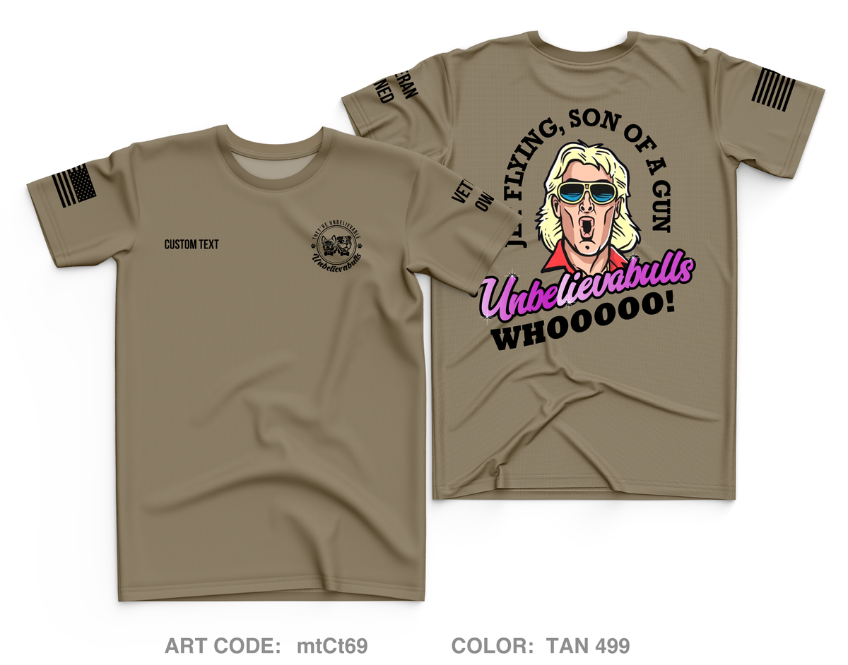 Custom Unbelievabulls Core Men's SS Performance Tee - mtCt69