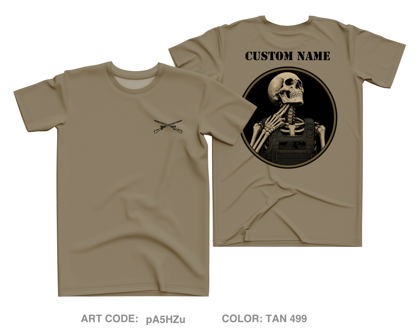 CUSTOM 1st Platoon, Apache Company, 4-6 Inf Core Men's SS Performance Tee - pA5HZu