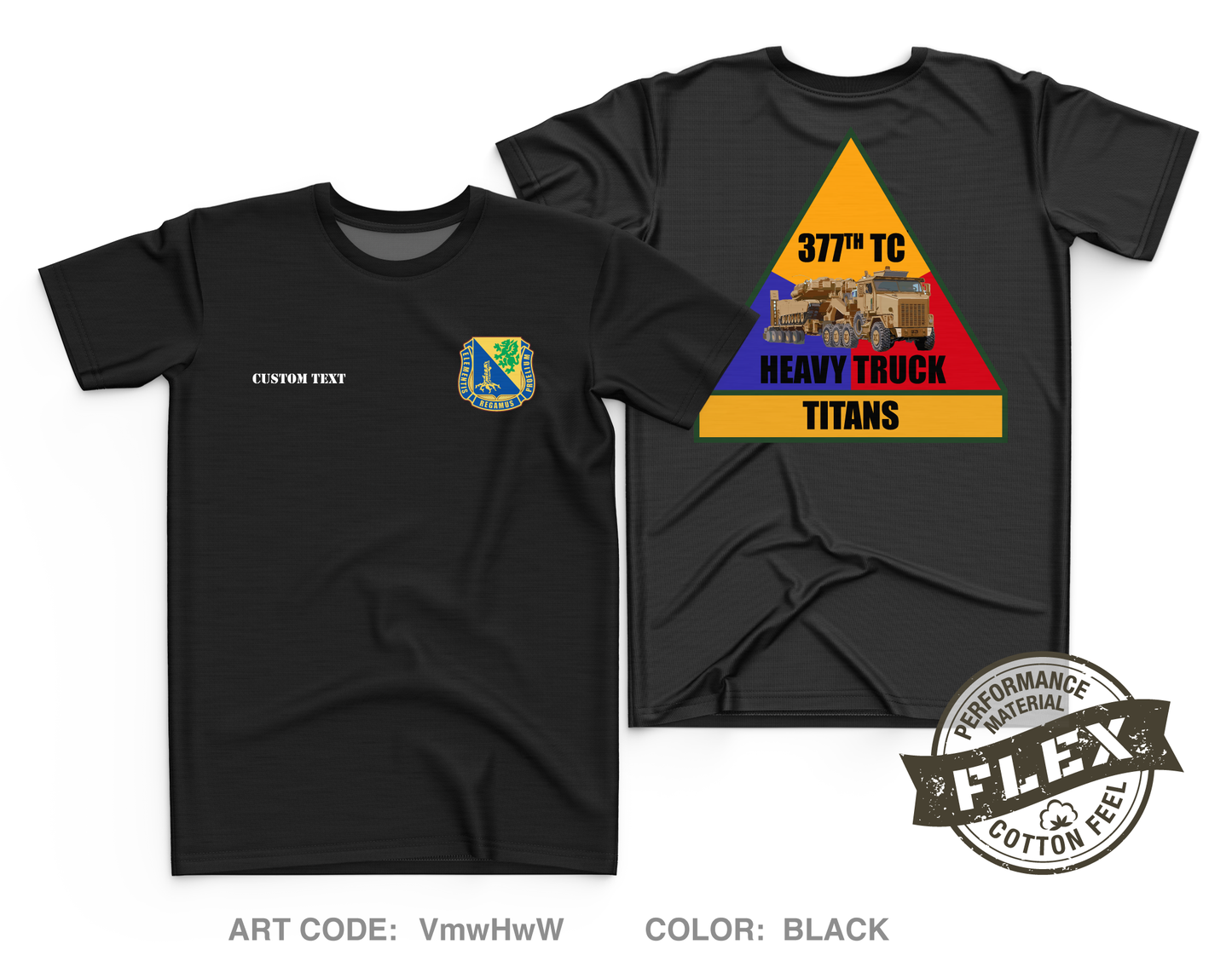 CUSTOM 377 titans Core Men's SS Flex Performance Tee - VmwHwW