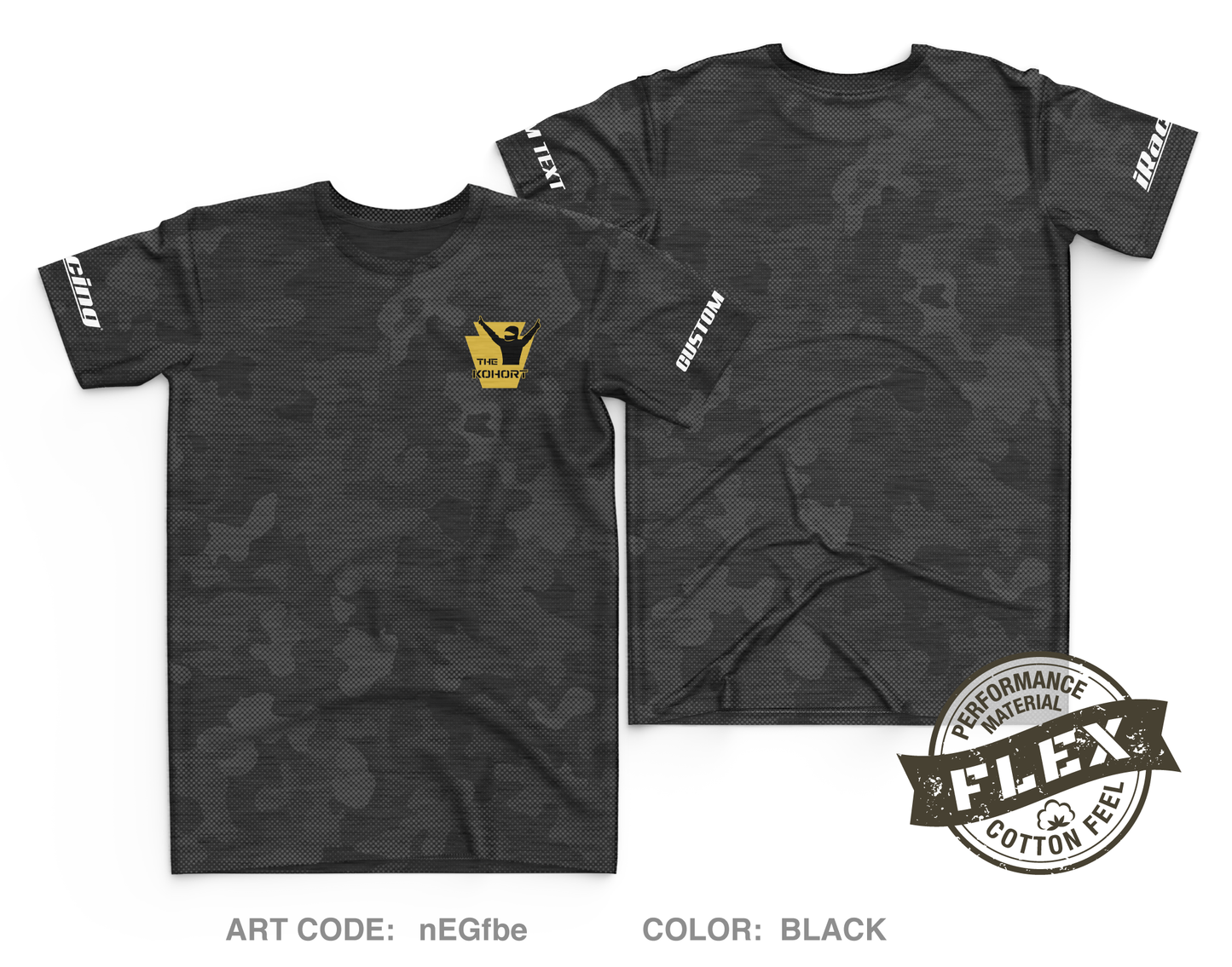 CUSTOM The Kohort Core Men's SS Flex Performance Tee - nEGfbe
