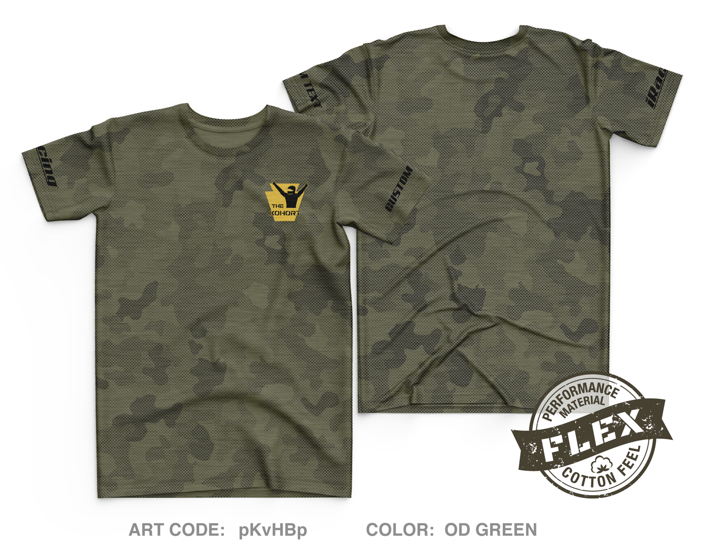 CUSTOM The Kohort Core Men's SS Flex Performance Tee - pKvHBp