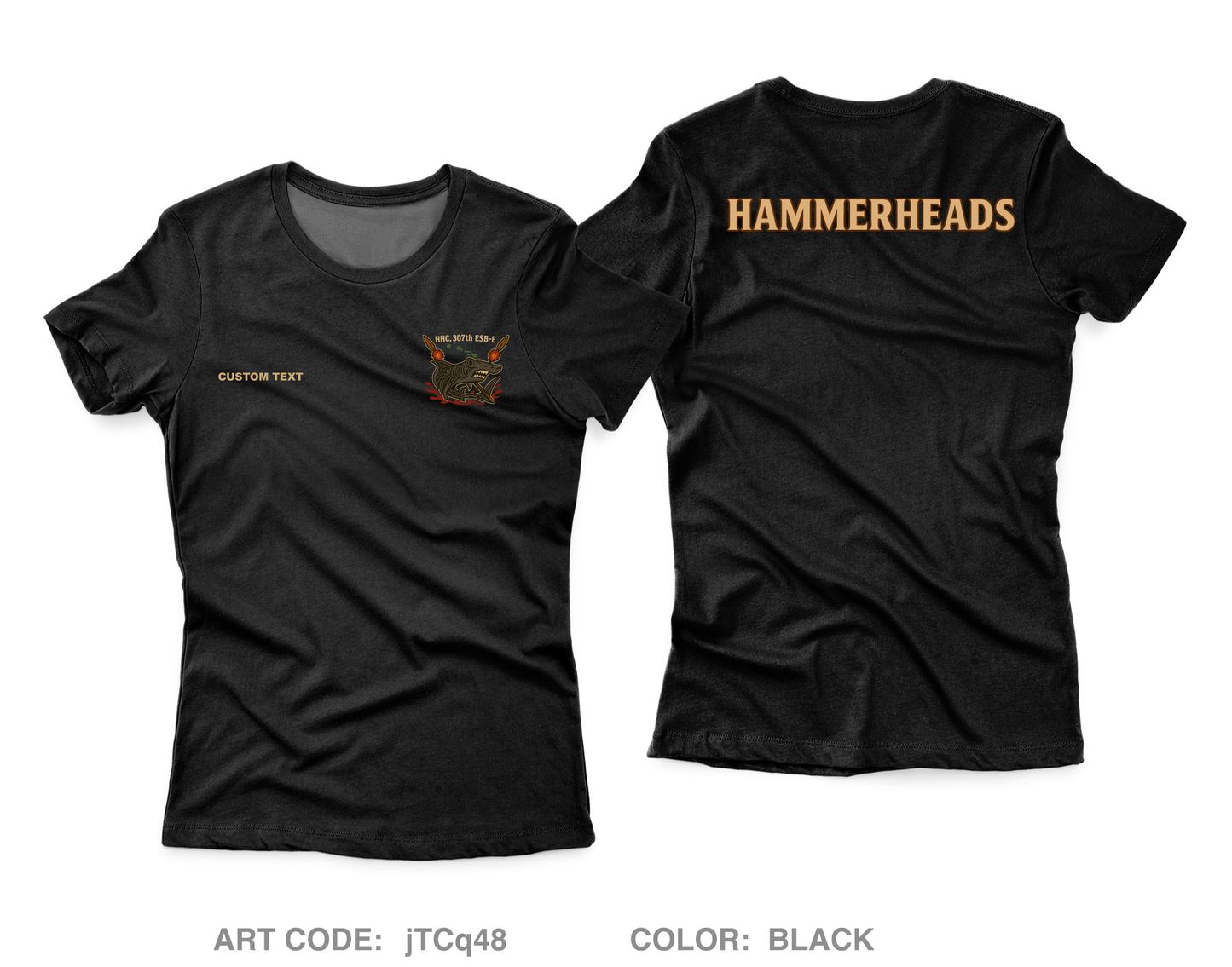 CUSTOM HHC, 307th Signal Battalion Core Women's SS Performance Tee - jTCq48