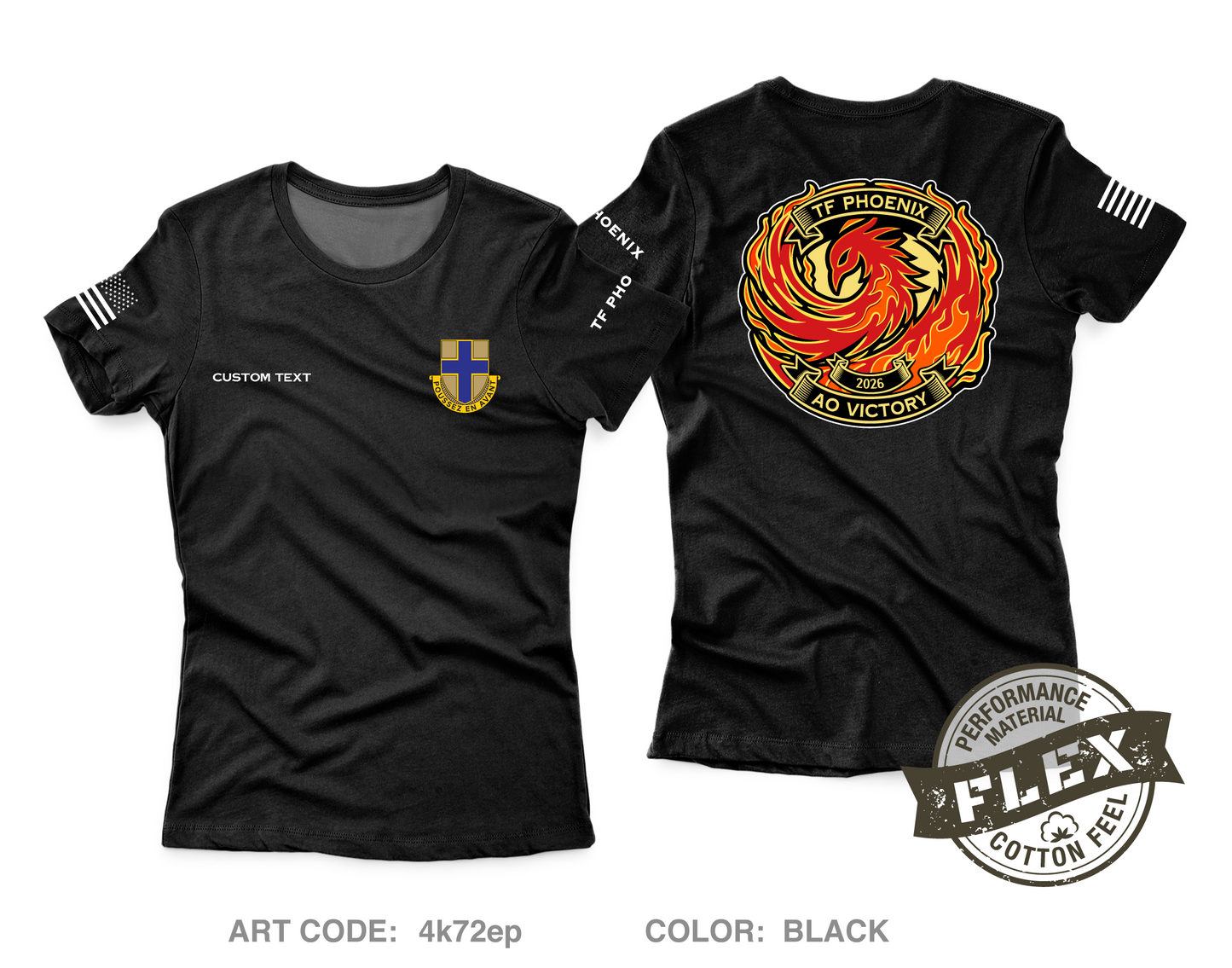 CUSTOM TF-Phoenix Core Women's SS Flex Performance Tee - 4k72ep