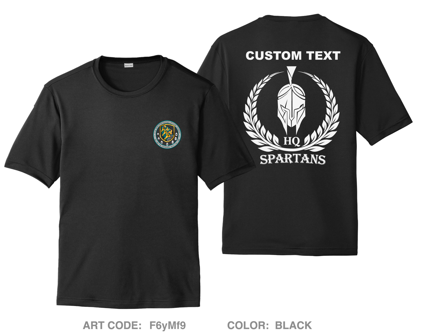 CUSTOM NCOA Hi-Tech Performance Unisex SS Tee - F6yMf9