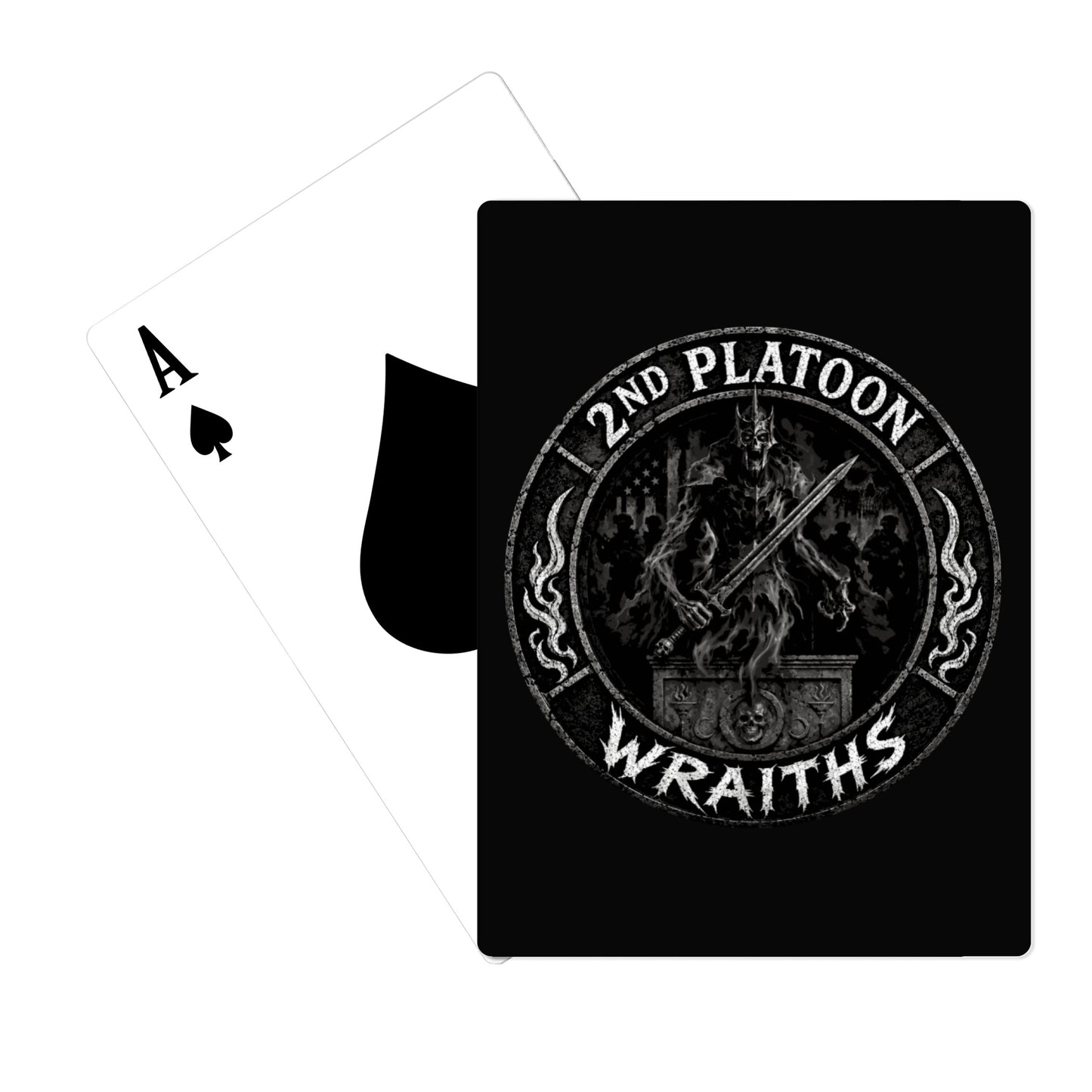 2nd PLT, C co, 1-63 AR BN Playing Cards - 9REZEX