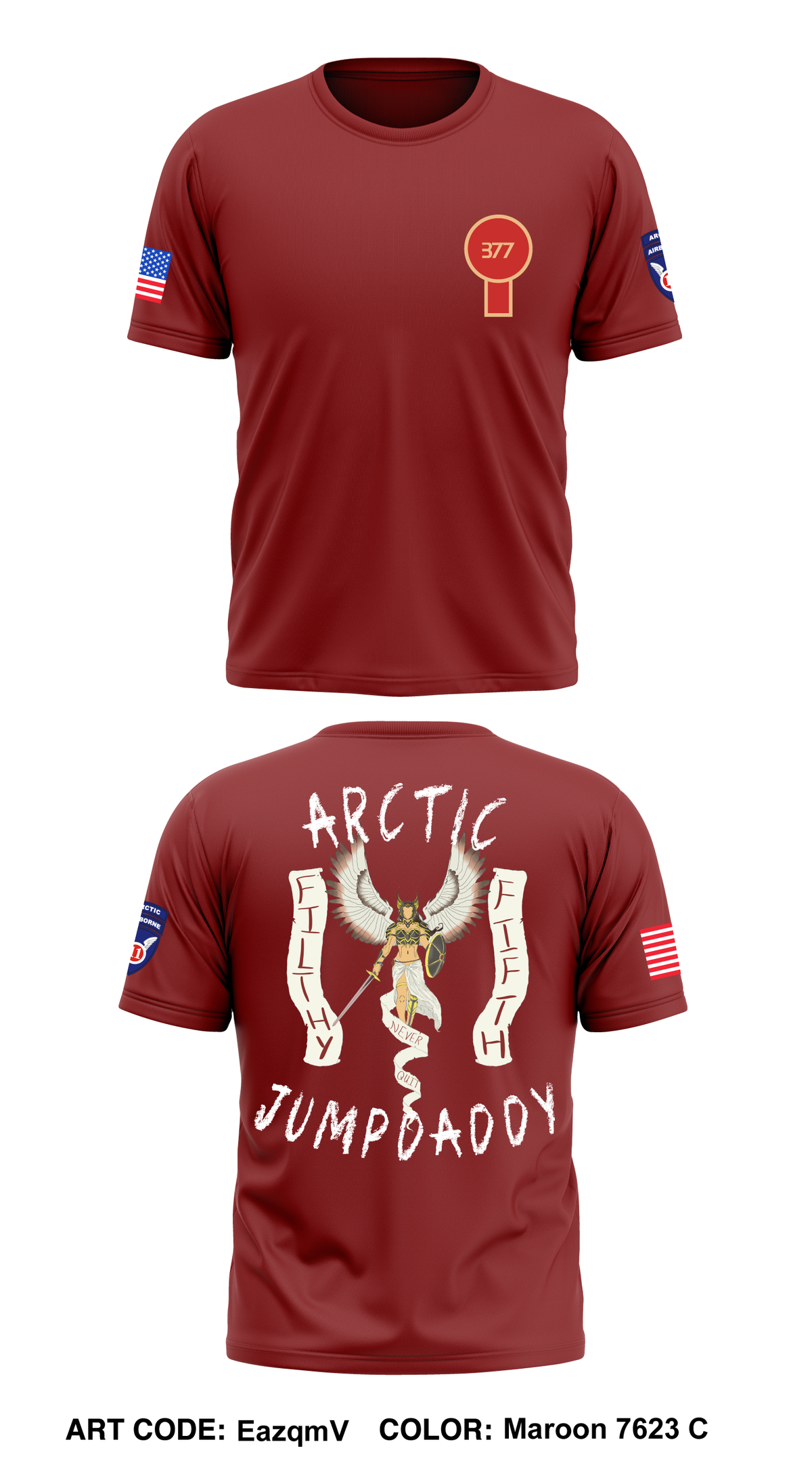 Alpha BTRY, 2-377th FAR Core Men's SS Performance Tee - EazqmV