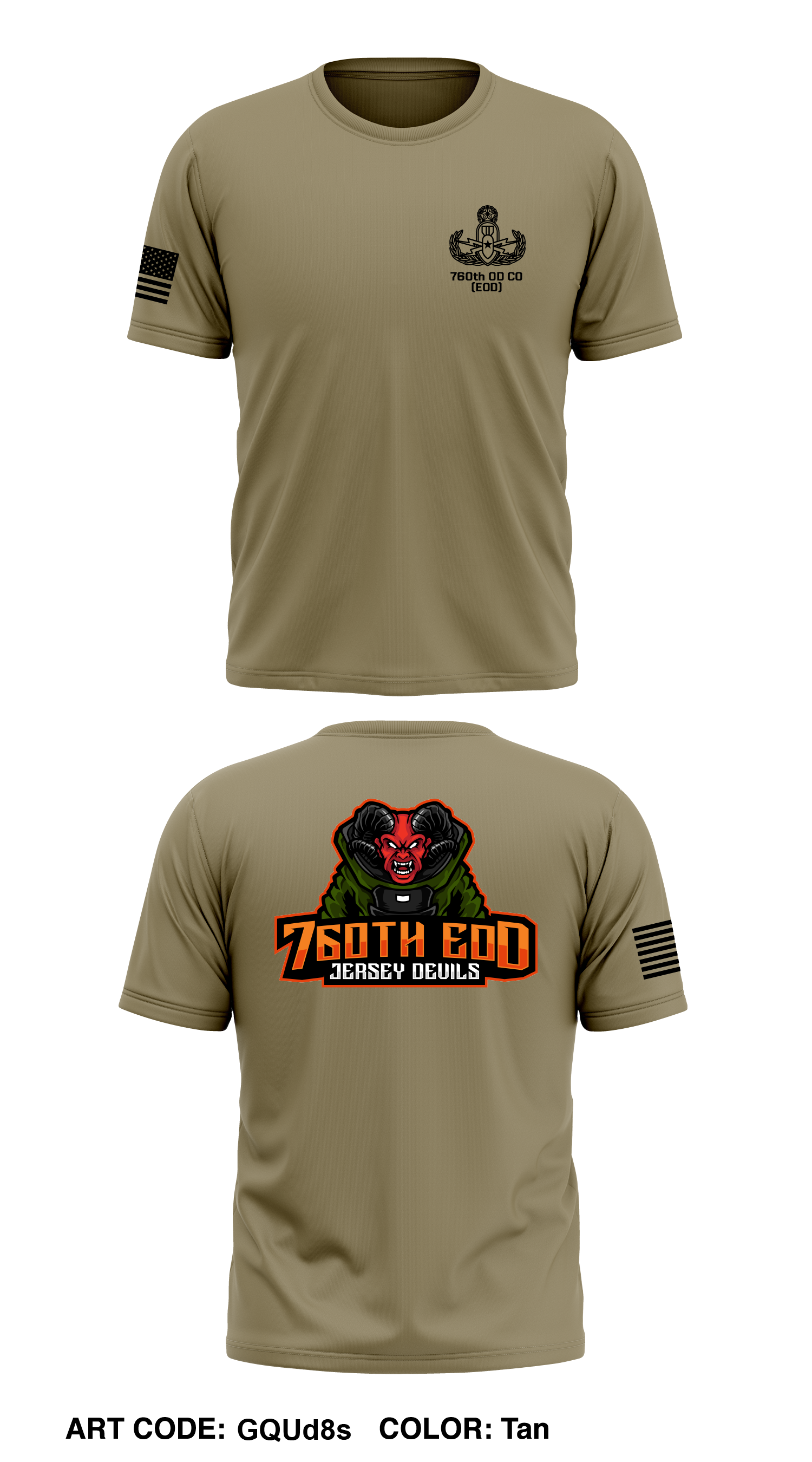 760TH EOD Core Men's SS Performance Tee - GQUd8s – Emblem Athletic