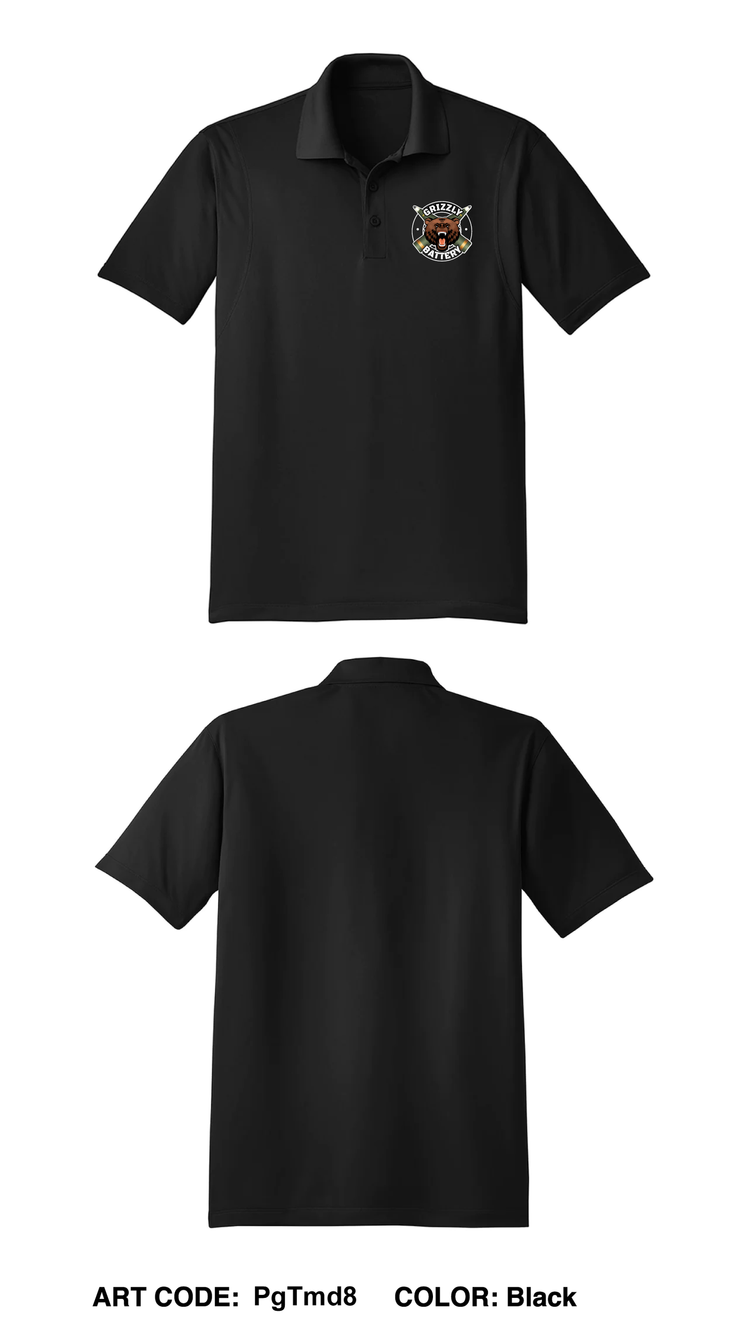 HSB BTRY, 2nd BN, 2nd FA Core Men's SS Performance Polo - PgTmd8