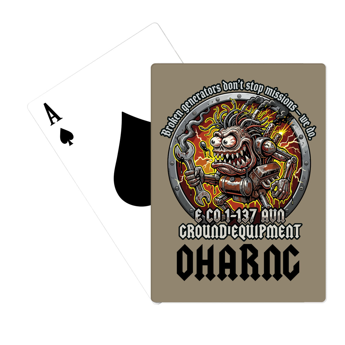 E Co. 1-137 AVN Maint. Platoon Playing Cards - C676qu