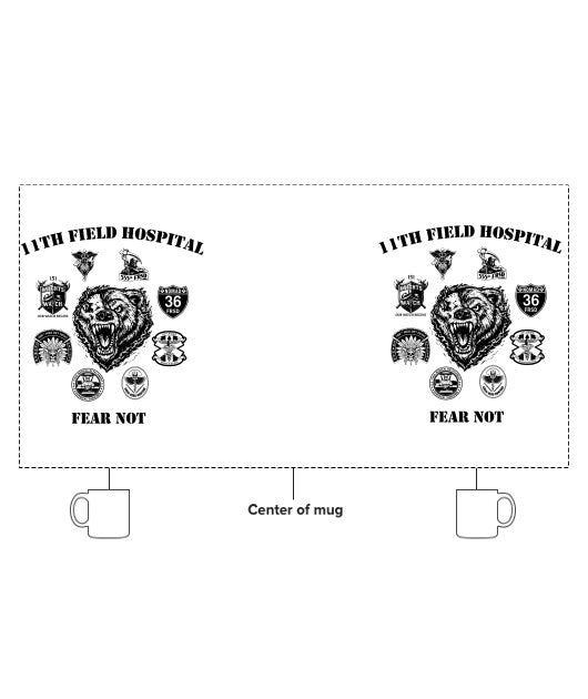 11th Field Hospital 15 oz White Ceramic Mug - yrYfTG
