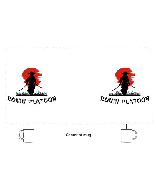 Ronin Platoon 15 oz White Ceramic Mug - sZAs9n